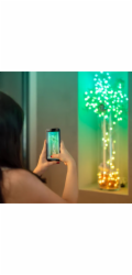 Twinkly Candies LED osvětlení pro vánoční stromek TWKP100RGB-T 6 m 100 světel ve tvaru perel