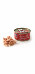 FISH4CATS Tuna fillet with prawn - mokré krmivo pro kočky - 70g