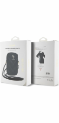 Guess kabelka GUWBZPSQSSGKčerná/černá zip prošívaná 4G