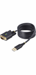 StarTech 1P6FFCN-USB-SERIAL paralelní kabel černý 2m USB Type-A DB-9