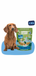 ANIMAL ISLAND Losos - suché krmivo pro psy - 1kg