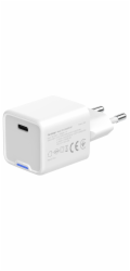 COLORWAY 1x USB-C/ síťová nabíječka/ GaN/ PD/ PPS/ 35W/ Včetně 100cm kabelu/ Bílá