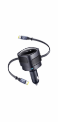Baseus Enjoyment Max Nabíječka do Auta USB-C/USB-C 60W Cosmic Black
