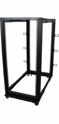 Startech 25U 19" Open Frame Server Rack, 4 Post Adjustable Depth 22-40" Mobile, Free Standing Rolling Network/Computer Equipment Data Rack, Dell PowerEdge, HP ProLiant ThinkServer - Adjustable Server 