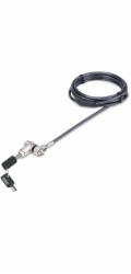 Startech 25-Pack Universal Laptop Lock 6.6ft (2m), Master Keyed Locking Cable, Computer Security, Compatible w/Noble Wedge/Nano/K-Slot, Anti-Theft Cut-Resistant Cable - Bezpečnostní kabelový zámek - č