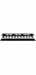 Startech 1U Horizontal Finger Duct Rack Cable Management Panel with Cover - Server Rack Cable Duct - Rack Cable Organizer / Manager (CMDUCT1UX) - Stojanový panel pro uspořádání kabelů - 1U - 19" - pro