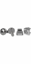 Startech M5 Mounting Screws and Cage Nuts for Server Rack Cabinet - Pack of 100 Server Rack Screws (CABSCREWM52) - Šrouby a matice pro regál (balení 100) - pro P/N: RACK-18U-20-WALL-OA, RACK-21U-20-WA