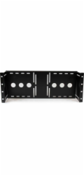 Startech 4U Universal VESA LCD Monitor Mounting Bracket for 19-inch Rack or Cabinet - TAA Compliant - Cold-Pressed Steel Bracket (RKLCDBK) - Montážní sada - pro Displej LCD - pevná ocel lisovaná za st