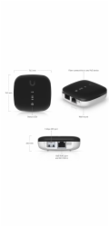 Ubiquiti UniFi Media Converter, venkovní převodník z SFP na RJ45, bílá