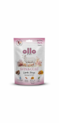 OLLO Air-Dried Skin & Coat Lamb strips - pamlsek pro psa - 80g