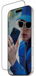 PanzerGlass - Ochrana obrazovky pro mobilní telefon - ultraširoká velikost s FASTFIT IN-A-BOX - sklo - barva rámu cerná - pro Apple iPhone 17 Pro, 18 Pro