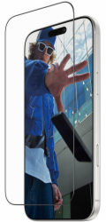 PanzerGlass - Ochrana obrazovky pro mobilní telefon - ultraširoká velikost s FASTFIT IN-A-BOX - sklo - barva rámu cerná - pro Apple iPhone 17 Pro Max, 18 Pro Max