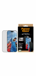 PanzerGlass ochranné sklo UWF 2-Way Privacy pre iPhone 17/16 Pro - Black Frame