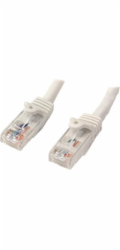 Startech 7m CAT6 Ethernet Cable, 10 Gigabit Snagless RJ45 650MHz 100W PoE Patch Cord, CAT 6 10GbE UTP Network Cable w/Strain Relief, White, Wiring is UL Certified/TIA - Category 6 - 24AWG (N6PATC7MWH)