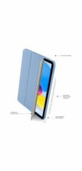 Pipetto puzdro Origami No7 Tri-Folio Case pre iPad 10-11 Gen 2022/2025 - Light Blue