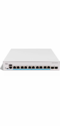 Cisco Catalyst 1300X-10NU-2X - Prepínac - L3 - rízený - 2 x 10 Gigabit SFP28 + 10 x 1/2.5/5GBase-T (PoE++) - Lze montovat do rozvadece - PoE++ (385 W)