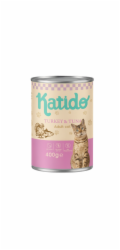 KATIDO Turkey with tuna - mokré krmivo pro kočky - 400g