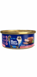 OPTIVITAL Fluffy mousse with beef - mokré krmivo pro kočky - 85g