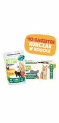 ANIMAL ISLAND Chicken in broth Box - mokré krmivo pro kočky - 40x85g