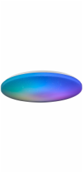 Brilliant Brilantní LED stropní světlo Leonie RGB funkce bílé O 49 cm