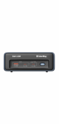 COLORWAY Prodlužovací napájecí přívod s přepěťovou ochranou/ 2x Schuko/ 2x USB-C 45W/ 1x USB-A/ kabel 2m