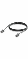 Ubiquiti UniFi Venkovní patch kabel C6A, ultra tenký a odolný stíněný kabel pro 10 GbE, 2m, Černá