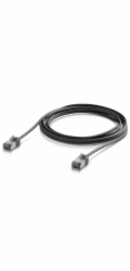 Ubiquiti UniFi Venkovní patch kabel C6A, ultra tenký a odolný stíněný kabel pro 10 GbE, 3m, Černá
