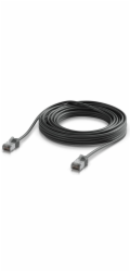 Ubiquiti UniFi Venkovní patch kabel C6A, ultra tenký a odolný stíněný kabel pro 10 GbE, 8m, Černá