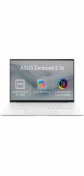 ASUS Zenbook S 16 - Ryzen AI 7 445/16GB/1TB SSD/16"/2,8K/OLED/Touch/2y PUR/Win 11 Home/bílá