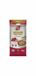 FARMINA N&D Quinoa Cat Hairball Cream with Chicken & Tuna box – pamlsek pro kočku – 4x15g