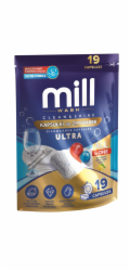 MILL Kapsle do myček nádobí CLEAN&SHINE Ultra, 19 ks, 3K.D