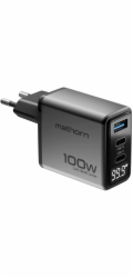 Mathorn Nabíječka USB GaN 100W C2A1 PD3.0 QC4.0 LED EU (MWC-SL100LC2A1EU)