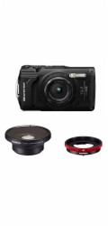 Digitální fotoaparát OM SYSTEM TG-7 black Fisheye FCON-T01 Kit 