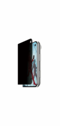 PanzerGlass - Ochrana obrazovky pro mobilní telefon - frame fit with FASTFIT IN-A-BOX, front - sklo - s bezpecnostním filtrem - dvoucestné - pro Apple iPhone Duo