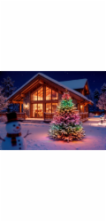Řetěz MagicHome Vánoce, s ovladačem, 200xLED, mix barev, 17 m, IP44