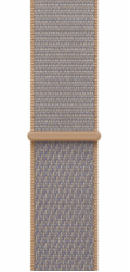 Apple Sportovní řemínek z praného denimu pro pouzdra o průměru 42 mm