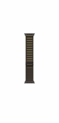 Apple Řemínek Alpine Dark Olive pro pouzdro 49 mm - velikost S - černá titanová povrchová úprava