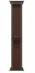 Apple Řemínek Dark Umber Trail pro pouzdro 49 mm - velikost M/L - černé titanové komponenty
