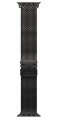 Apple Černý titanový milánský náramek pro pouzdro o průměru 49 mm - velikost S