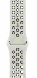 Apple Sportovní řemínek Nike v klasické bílé barvě pro pouzdra 46 mm – velikost M/L