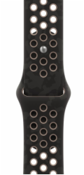 Apple Sportovní řemínek Nike v černé barvě After Dark pro pouzdro 40 mm – velikost S/M