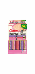 INABA CAT CHURU HAIRBALL CONTROL 60x14g