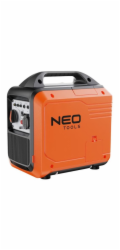 Invertorový generátor NEO TOOLS 2000 W, oranžový/černý