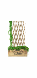 Karat Hliníkový sloupek GartenLand pro WPC ploty, 200 cm, stříbrný