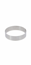 Kruhový rám de Buyer, 3098.05, perforovaný, průměr 12,5 cm, nerez
