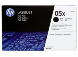 HP Toner CE 505 XD dual pack black