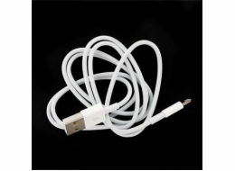 MD819 iPhone Lightning Datový Kabel White 2m (Bulk)