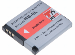 Baterie T6 power Canon NB-8L, 700mAh, černá