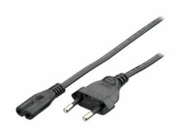 equip napajecí kabel pro notebooky, euro, černý 1,8m