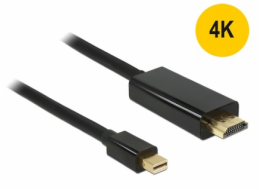 DeLOCK adaptérový kabel miniDP samec > HDMI-A samec